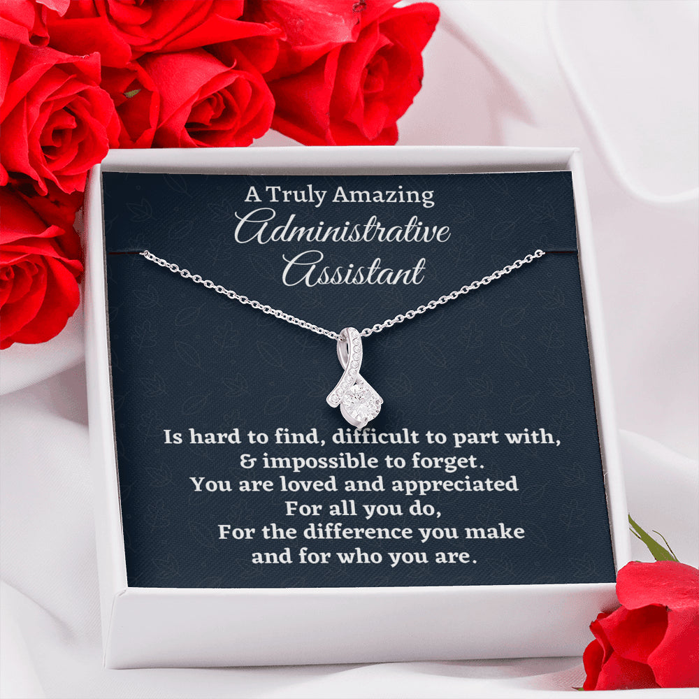 Administrative Assistant Gift, Appreciation Gift For An Administrative Assistant, Beautiful Necklace Personalized Gift, Jewelry Gift For Women
