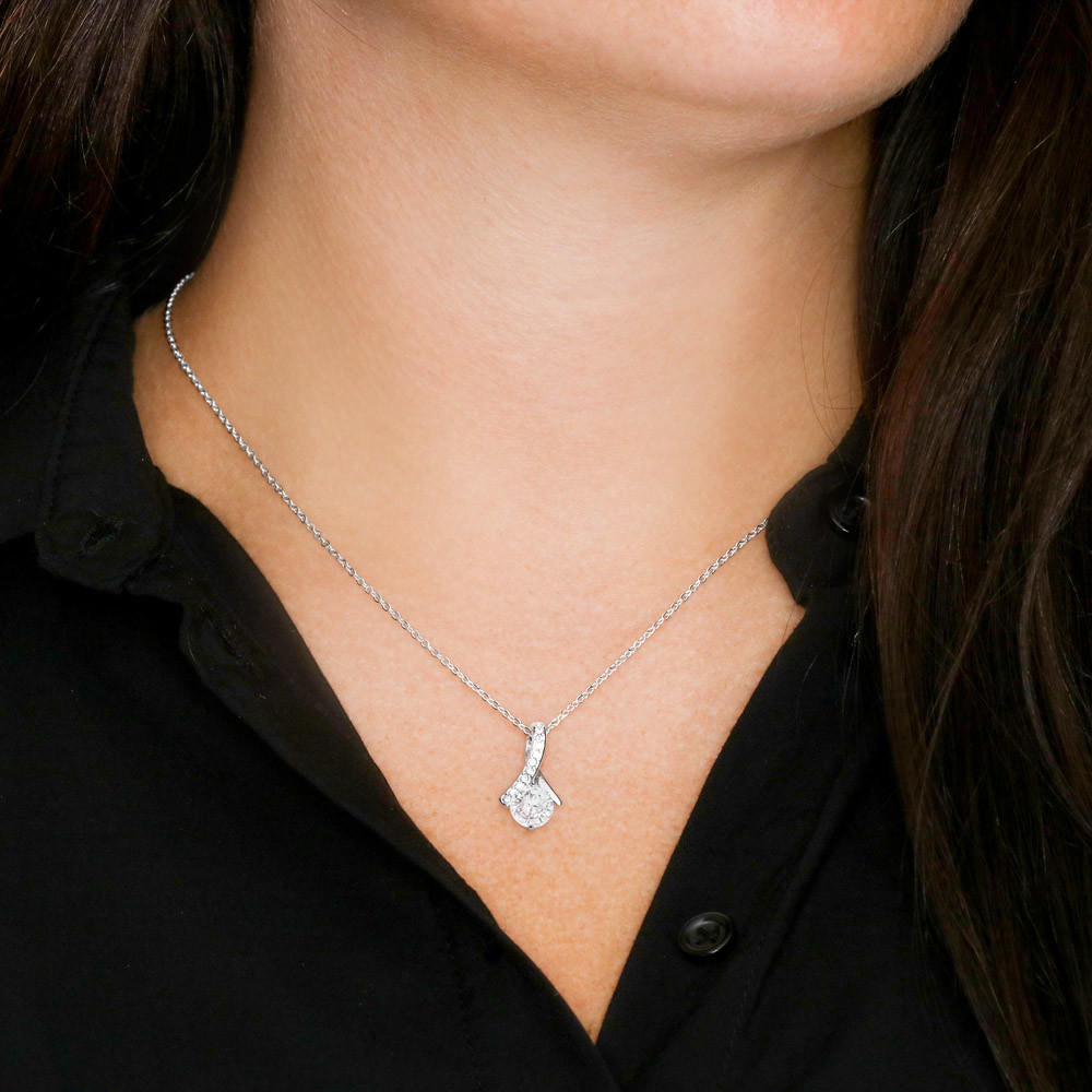 Mother & Daughter Beautiful Necklace Gift, Mom Birthday or Christmas Present from Daughter, Parent Appreciation Gift