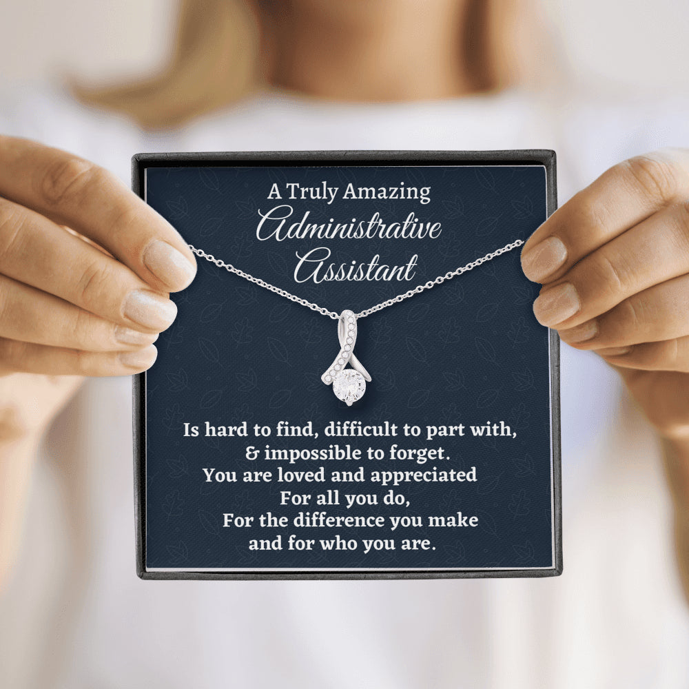 Administrative Assistant Gift, Appreciation Gift For An Administrative Assistant, Beautiful Necklace Personalized Gift, Jewelry Gift For Women
