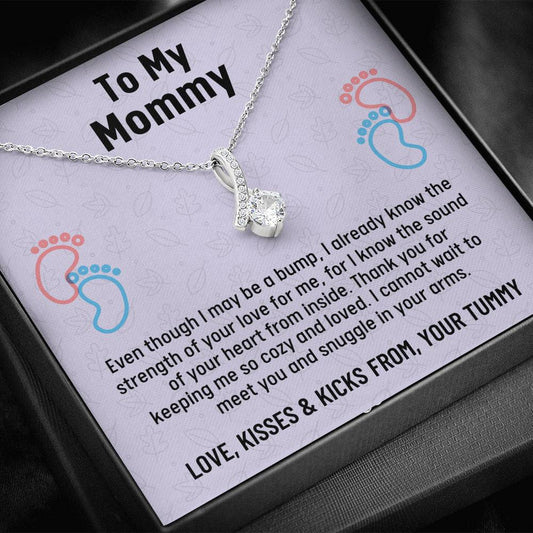 Mom To Be Gift, Beautiful Necklace Gift For Expecting Mom, Pregnancy Gift, Mama Present From Unborn Baby, Mommy To Be Gift