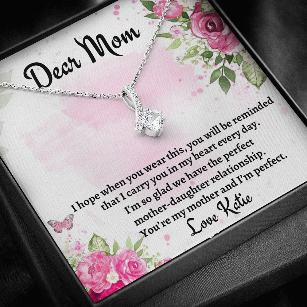 Gift for Mom, Beautiful Necklace Gift For Mom, Birthday Gift, Present From Daughter to Mother Christmas Gift