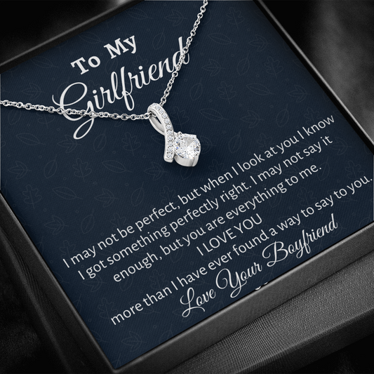 To My Girlfriend Gift, Beautiful Necklace, Valentine’s Gift For Girlfriend or Soulmate, Birthday Gift From Boyfriend, Gift For Her