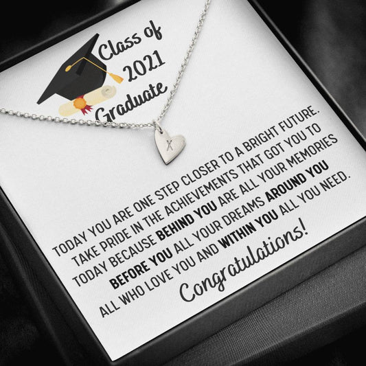 Graduate hearts Necklace