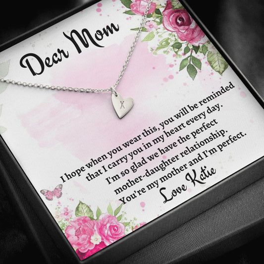 Gift for Mom, Sweetest Hearts Necklace Gift For Mom, Birthday Gift, Present From Daughter to Mother Christmas Gift
