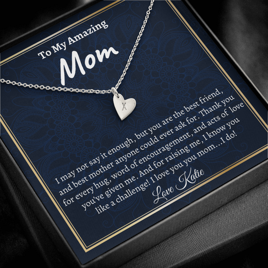 Funny Mother's Day Gift, Mom Gift From Daughter Necklace, Beautiful Hearts Necklace, Christmas Gift, Mom Gift Idea, Mom Gift From Son