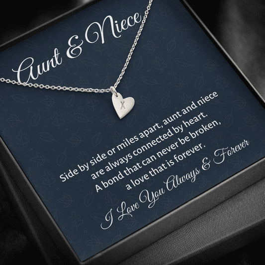 Aunt and Niece Gift, Sweetest Hearts Necklace Gift For Niece, Aunt To Niece Christmas or Birthday Gift