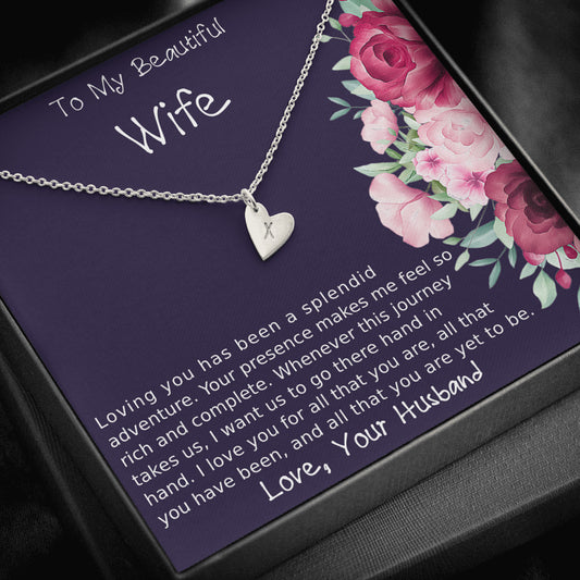 To My Wife Sweetest Hearts Necklace Gift, Christmas Gift for Wife, Jewelry Gift For Wife From Husband, To My Soulmate Gift
