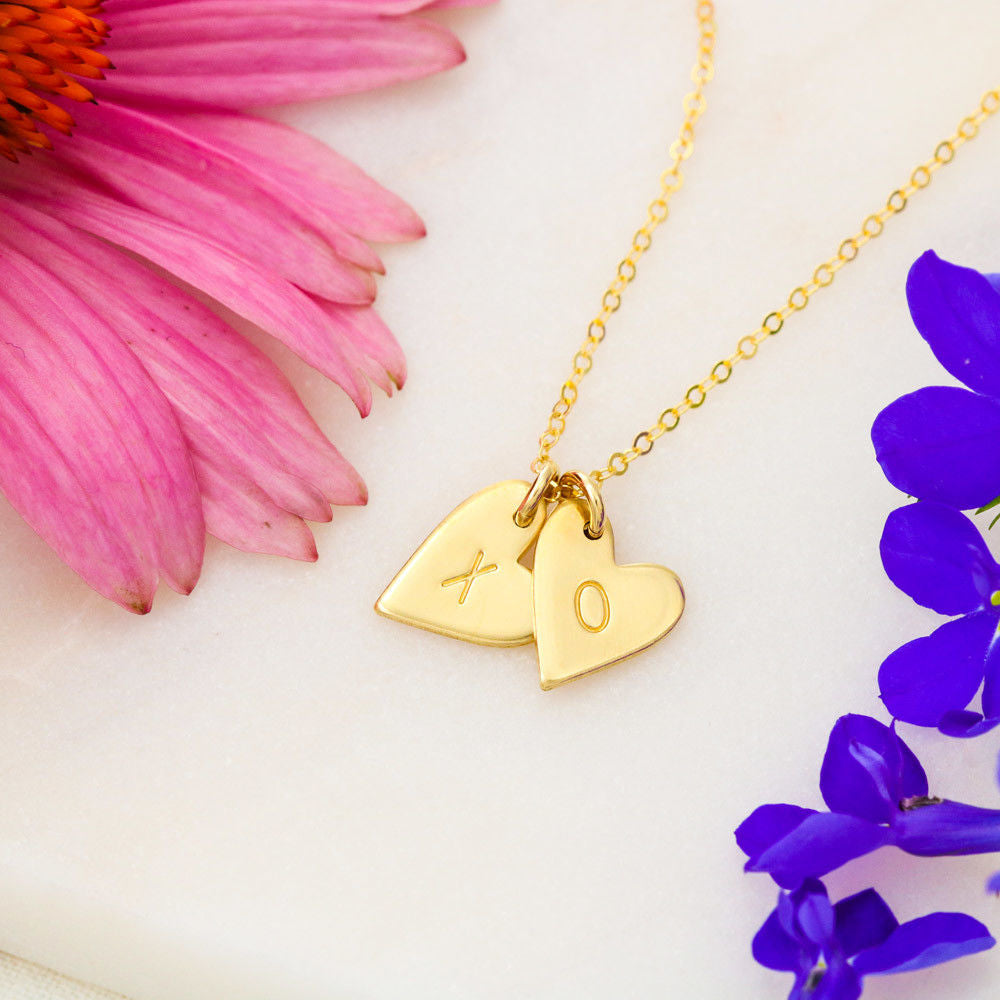 To My Sister Gift, Personalized Sweetest Hearts Necklace, Gift For Soul Sister, Birthday Gift For A Sister, Best Friend Christmas Gift