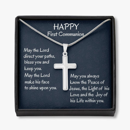 First Communion Cross Gift, For Goddaughter, First Communion Gift, First Holy Communion Gift For Niece or Granddaughter, Catholic