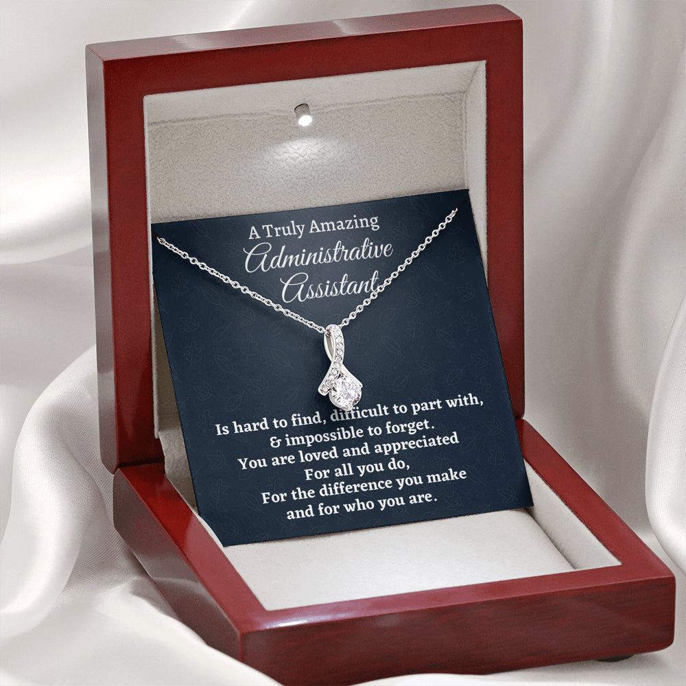 Administrative Assistant Gift, Appreciation Gift For An Administrative Assistant, Beautiful Necklace Personalized Gift, Jewelry Gift For Women