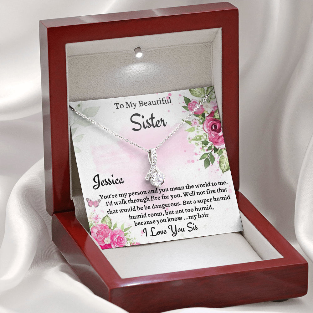 To My Sister Gift, Personalized Beautiful Necklace, Gift For Soul Sister, Birthday Gift For A Sister, Best Friend Christmas Gift