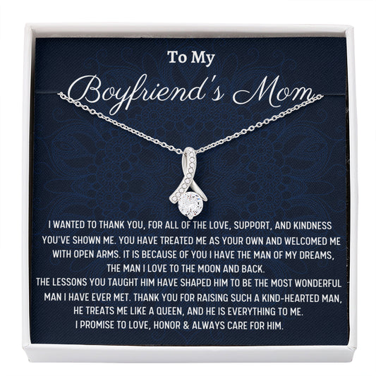 Boyfriends Mom Gift, Beautiful Necklace, Valentine Gift for My Boyfriends Mom, Gift for Boyfriend's Mom From Girlfriend