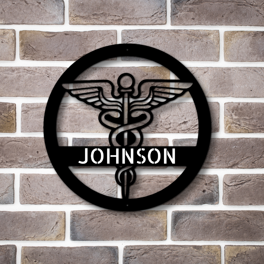 Personalized Nurse Metal Sign, Healthcare Provider Sign, Gift For Doctor, CNA or RN, Custom Nurse Sign, Nurse Graduation Gift, Nurse Decor